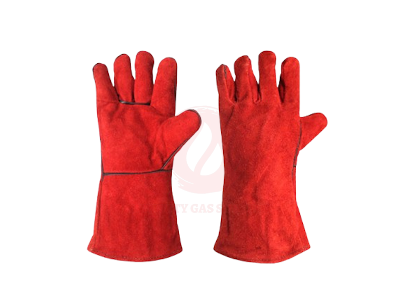 PICASAFE 13” Full Leather Welding  Glove(Red)